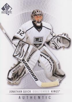 #130 Jonathan Quick - Los Angeles Kings - 2012-13 SP Authentic Hockey