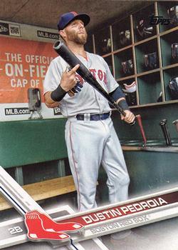 #130b Dustin Pedroia - Boston Red Sox - 2017 Topps Baseball