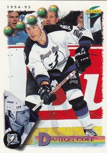 #131 Danton Cole - Tampa Bay Lightning - 1994-95 Score Hockey