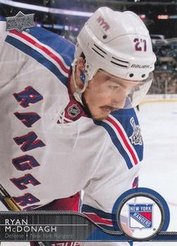 #131 Ryan McDonagh - New York Rangers - 2014-15 Upper Deck Hockey