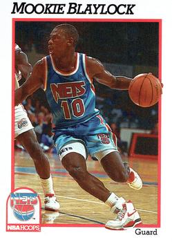 #131 Mookie Blaylock - New Jersey Nets - 1991-92 Hoops Basketball
