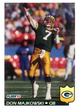 #131 Don Majkowski - Green Bay Packers - 1992 Fleer Football