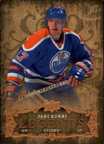 #131 Jari Kurri - Edmonton Oilers - 2008-09 Upper Deck Artifacts Hockey