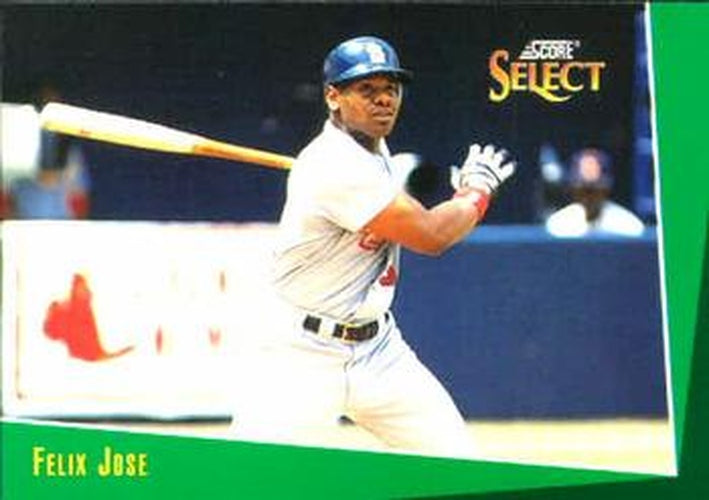 #131 Felix Jose - St. Louis Cardinals - 1993 Select Baseball