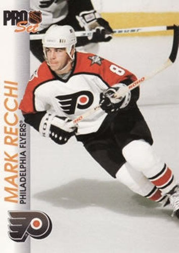 #131 Mark Recchi - Philadelphia Flyers - 1992-93 Pro Set Hockey