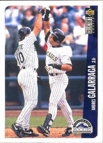 #131 Andres Galarraga - Colorado Rockies - 1996 Collector's Choice Baseball