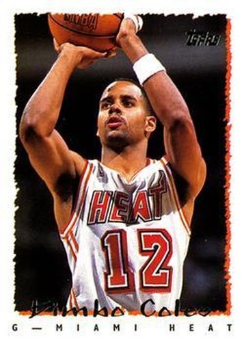 #131 Bimbo Coles - Miami Heat - 1994-95 Topps Basketball