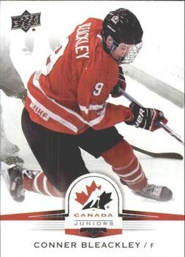 #131 Conner Bleackley - Canada - 2014-15 Upper Deck Team Canada Juniors Hockey