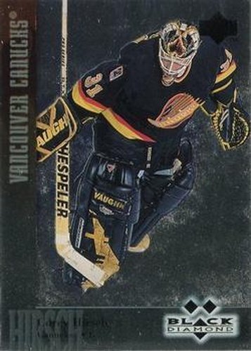 #131 Corey Hirsch - Vancouver Canucks - 1996-97 Upper Deck Black Diamond Hockey