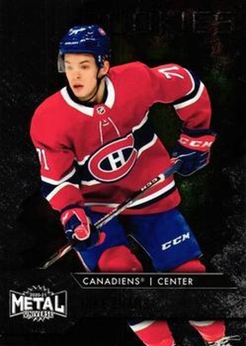 #131 Jake Evans - Montreal Canadiens - 2020-21 Skybox Metal Universe Hockey