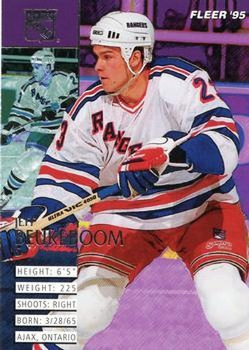#131 Jeff Beukeboom - New York Rangers - 1994-95 Fleer Hockey