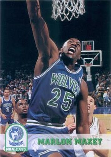 #131 Marlon Maxey - Minnesota Timberwolves - 1993-94 Hoops Basketball