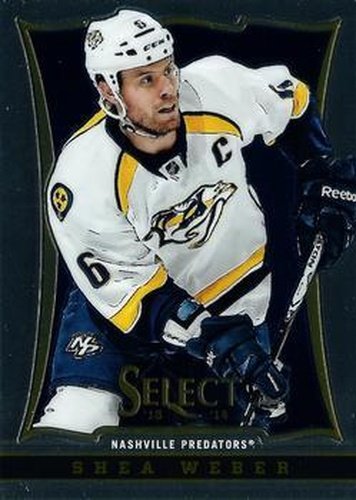 #131 Shea Weber - Nashville Predators - 2013-14 Panini Select Hockey
