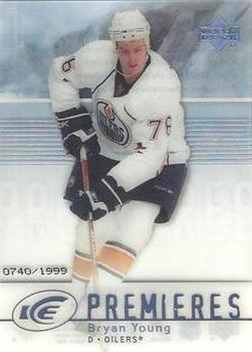 #131 Bryan Young - Edmonton Oilers - 2007-08 Upper Deck Ice Hockey