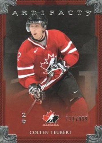 #131 Colten Teubert - Canada - 2013-14 Upper Deck Artifacts Hockey
