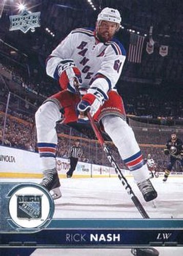 #131 Rick Nash - New York Rangers - 2017-18 Upper Deck Hockey