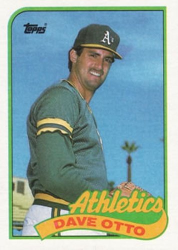 #131 Dave Otto - Oakland Athletics - 1989 Topps Baseball