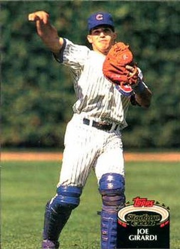#132 Joe Girardi - Chicago Cubs - 1992 Stadium Club Baseball
