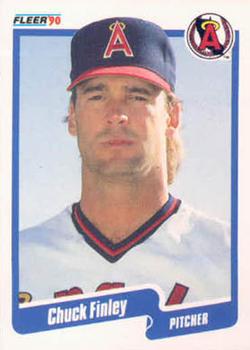 #132 Chuck Finley - California Angels - 1990 Fleer USA Baseball