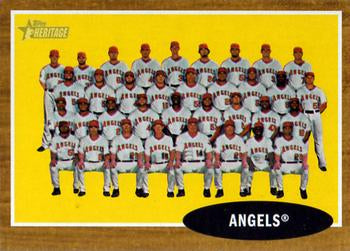 #132 Los Angeles Angels - Los Angeles Angels - 2011 Topps Heritage Baseball