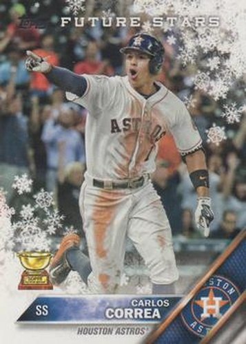 #HMW132 Carlos Correa - Houston Astros - 2016 Topps Holiday Baseball