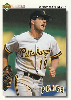 #132 Andy Van Slyke - Pittsburgh Pirates - 1992 Upper Deck Baseball