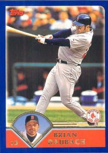#132 Brian Daubach - Boston Red Sox - 2003 Topps Baseball