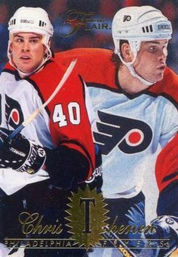 #132 Chris Therien - Philadelphia Flyers - 1994-95 Flair Hockey