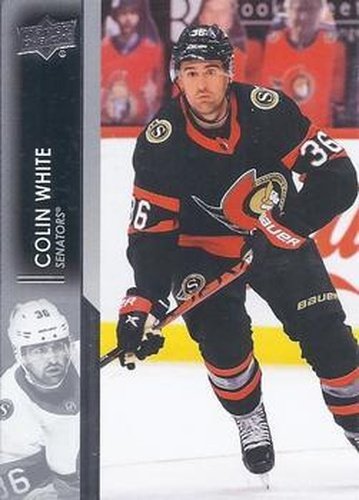 #132 Colin White - Ottawa Senators - 2021-22 Upper Deck Hockey