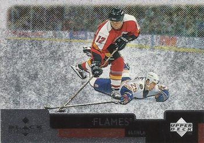 #132 Jarome Iginla - Calgary Flames - 1997-98 Upper Deck Black Diamond Hockey
