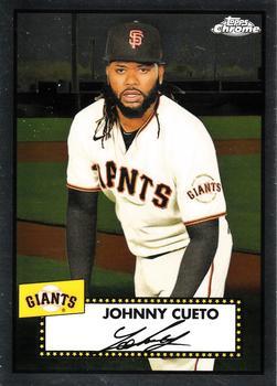 #132 Johnny Cueto - San Francisco Giants - 2021 Topps Chrome Platinum Anniversary Baseball