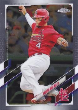 #132 Yadier Molina - St. Louis Cardinals - 2021 Topps Chrome Baseball