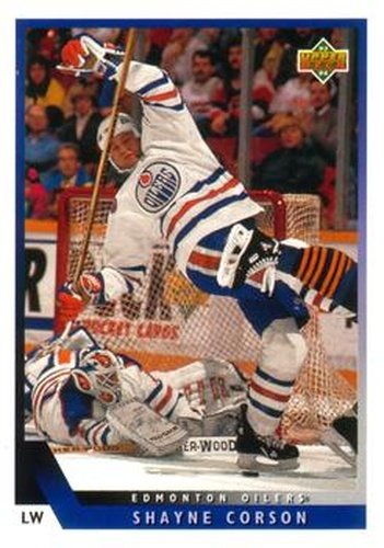 #132 Shayne Corson - Edmonton Oilers - 1993-94 Upper Deck Hockey