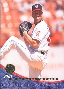 #132 Phil LeftwichÊ - California Angels - 1994 Leaf Baseball