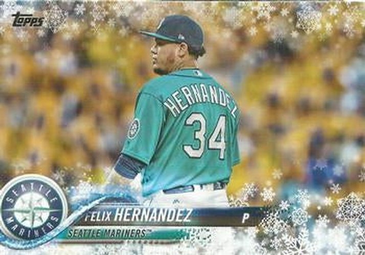 #HMW132 Felix Hernandez - Seattle Mariners - 2018 Topps Holiday Baseball