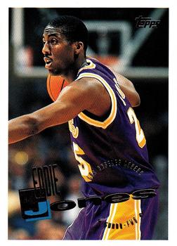 #132 Eddie Jones - Los Angeles Lakers - 1995-96 Topps Basketball