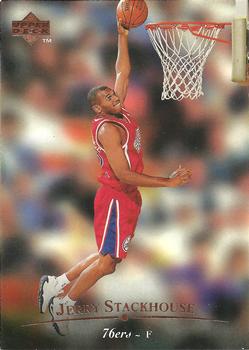 #133 Jerry Stackhouse - Philadelphia 76ers - 1995-96 Upper Deck Basketball