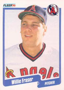 #133 Willie Fraser - California Angels - 1990 Fleer USA Baseball