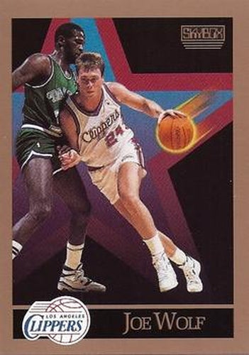 #133 Joe Wolf - Los Angeles Clippers - 1990-91 SkyBox Basketball