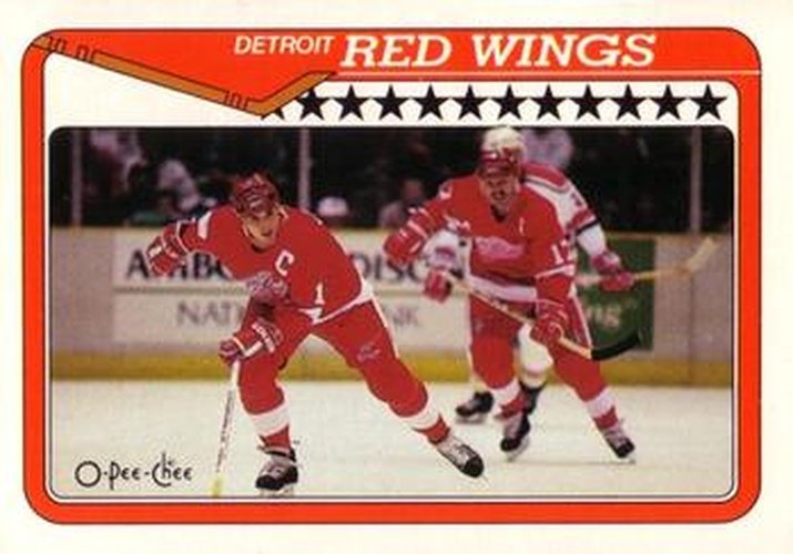 #133 Detroit Red Wings - Detroit Red Wings - 1990-91 O-Pee-Chee Hockey