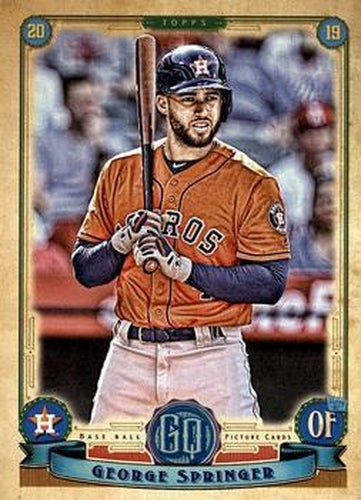 #133 George Springer - Houston Astros - 2019 Topps Gypsy Queen Baseball
