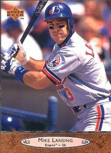 #133 Mike Lansing - Montreal Expos - 1996 Upper Deck Baseball