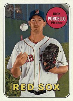 #133 Rick Porcello - Boston Red Sox - 2018 Topps Heritage Baseball