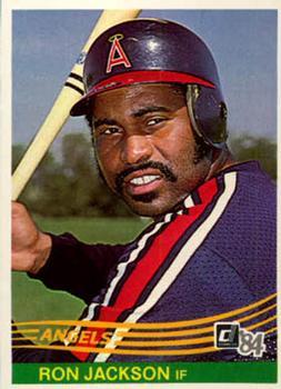 #133 Ron Jackson - California Angels - 1984 Donruss Baseball