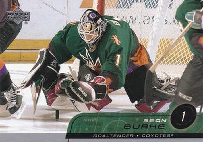 #133 Sean Burke - Phoenix Coyotes - 2002-03 Upper Deck Hockey