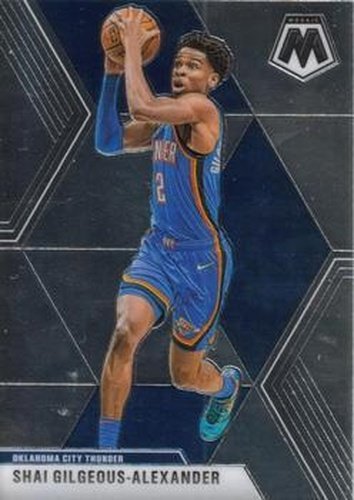 #133 Shai Gilgeous-Alexander - Oklahoma City Thunder - 2019-20 Panini Mosaic Basketball