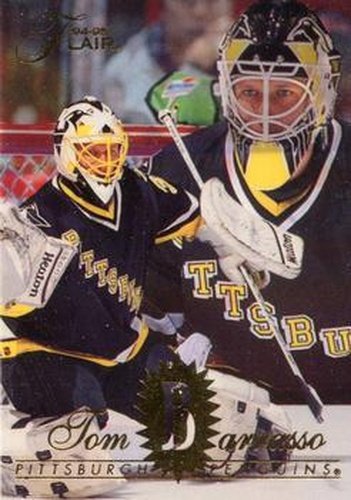 #133 Tom Barrasso - Pittsburgh Penguins - 1994-95 Flair Hockey