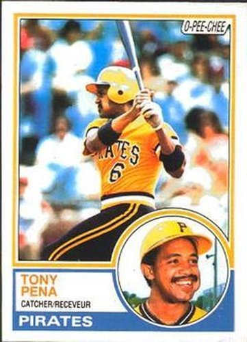 #133 Tony Pena - Pittsburgh Pirates - 1983 O-Pee-Chee Baseball