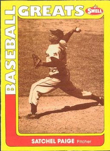 #133 Satchel Paige - St. Louis Browns - 1991 Swell Baseball Greats