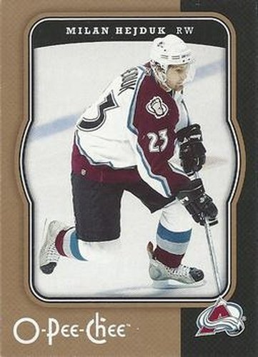 #133 Milan Hejduk - Colorado Avalanche - 2007-08 O-Pee-Chee Hockey